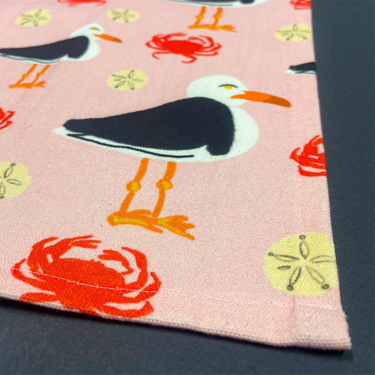 Gull and Crab Tea Towel