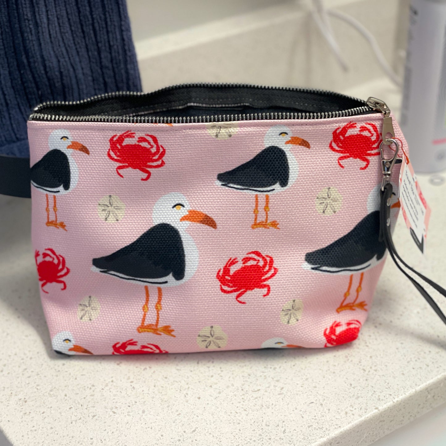 Gull and Crab Travel Bag/Clutch