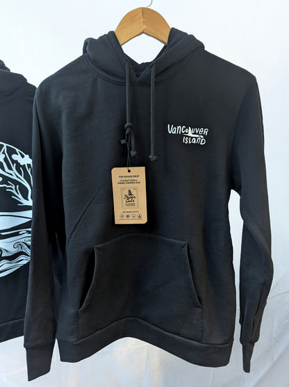 Black Organic Cotton Vancouver Island Hoodie