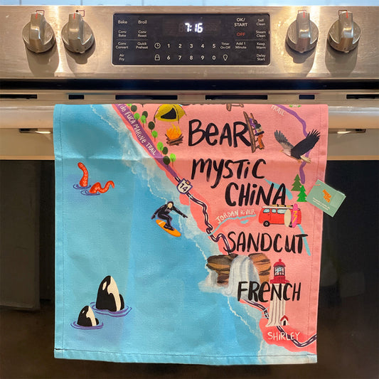 Coastal Tea Towel - Juan de Fuca