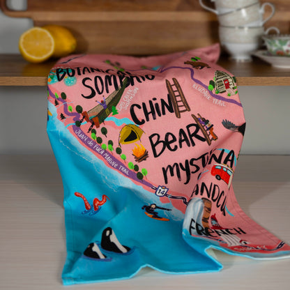Coastal Tea Towel - Juan de Fuca