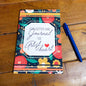 Gratitude Journal with floral cover and text 'Gratitude Journal for the Artist at Heart'