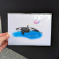 Orca Happy Birthday Card
