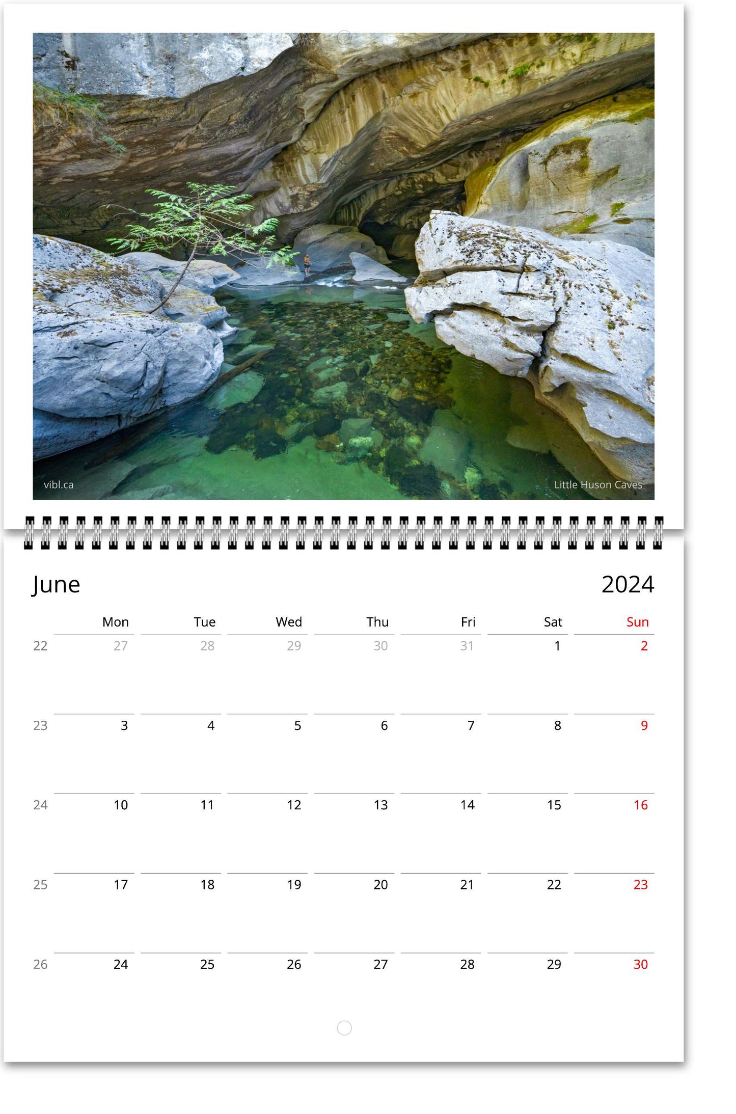 2024 Vancouver Island Wall calendar