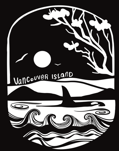 Black Organic Cotton Vancouver Island Hoodie