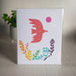 Sooke BC Bird & Wildflower Greeting Card