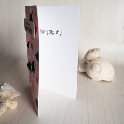 Seagull and Crab - Bird-Day Card