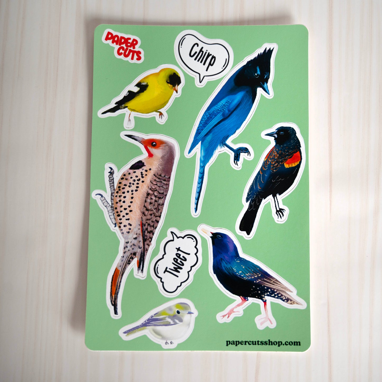 Bird Collection Sticker Sheet