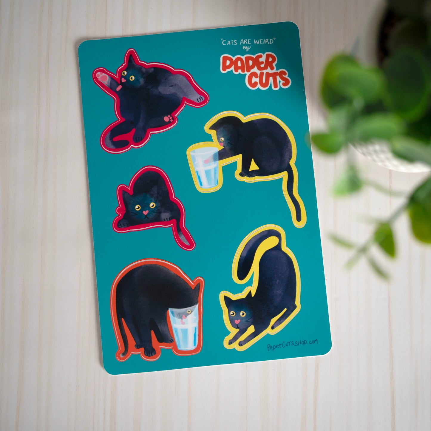 Cats Are Weird Sticker Sheet