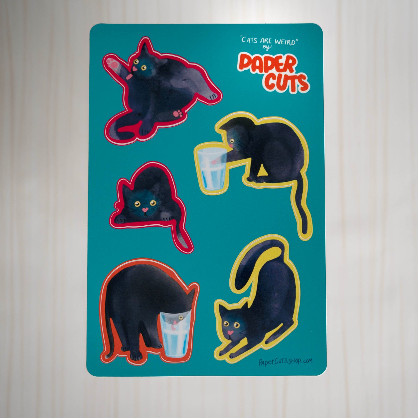 Cats Are Weird Sticker Sheet