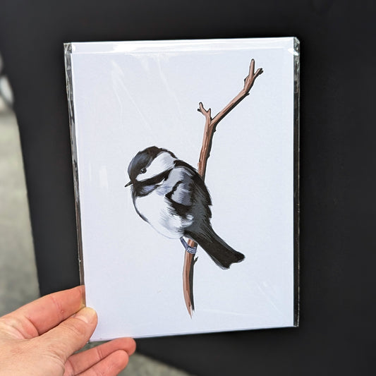 Chickadee Greeting Card