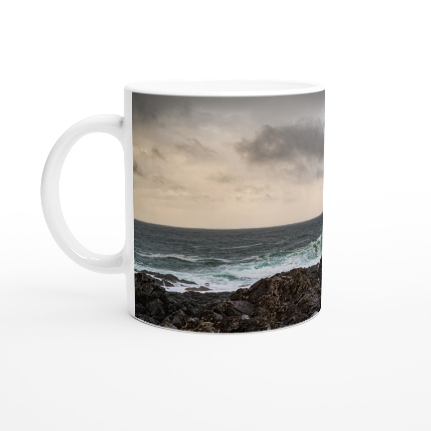 Amphitrite Point Lighthouse White 11oz Ceramic Mug