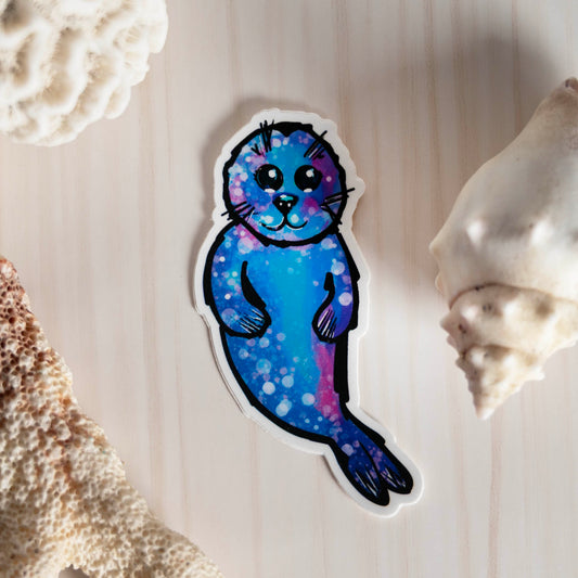 Friendly Harbour Seal Sticker