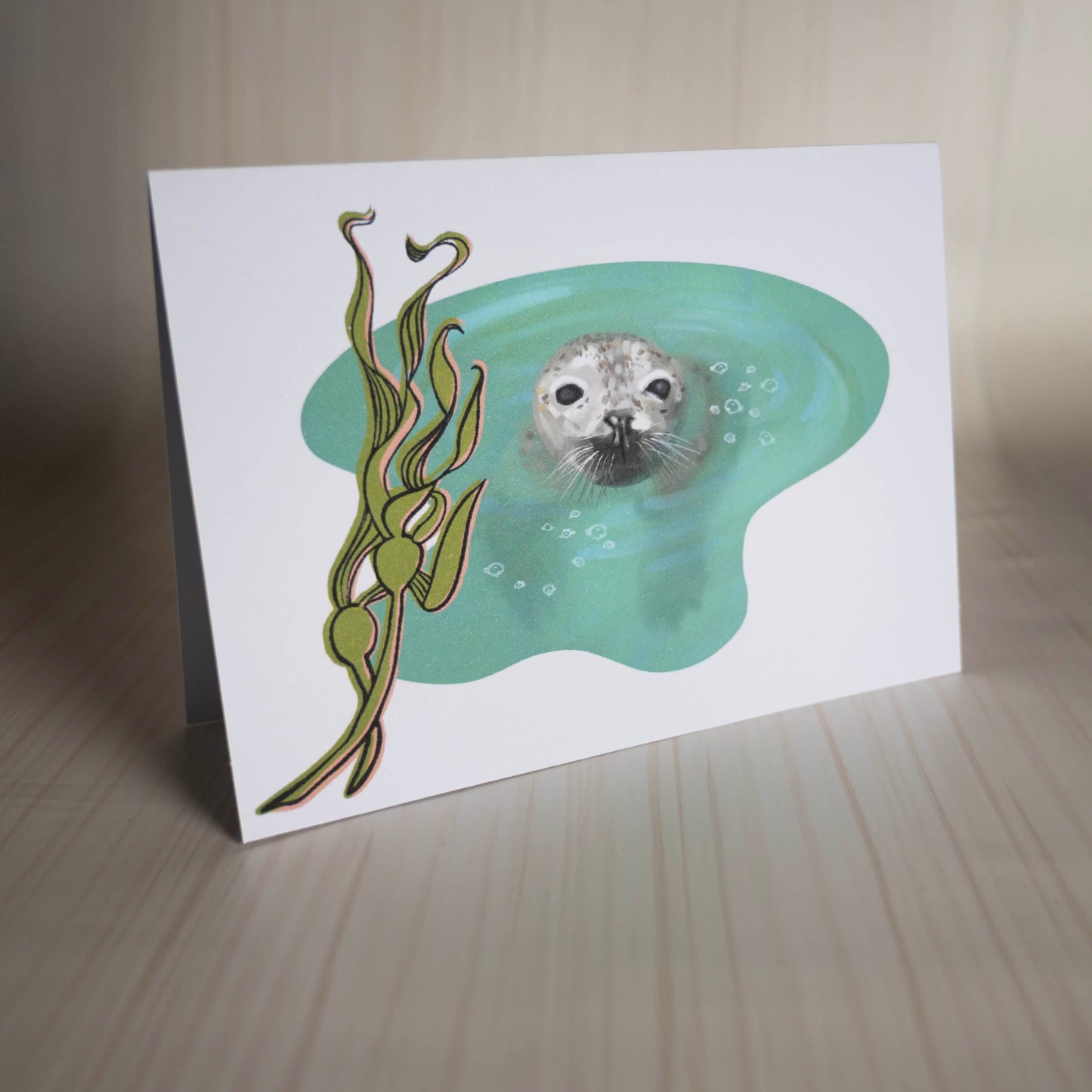 Harbour Seal Greeting Card