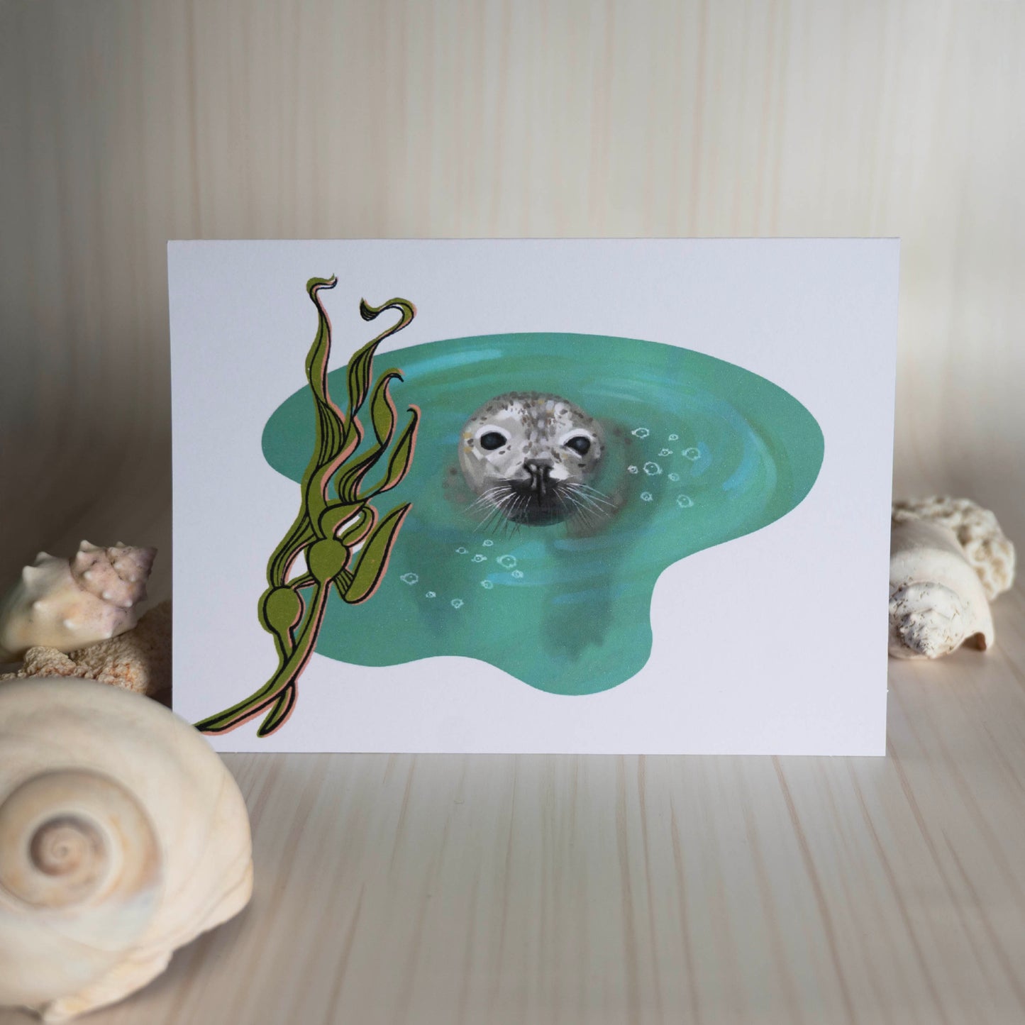 Harbour Seal Greeting Card
