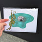 Harbour Seal Greeting Card
