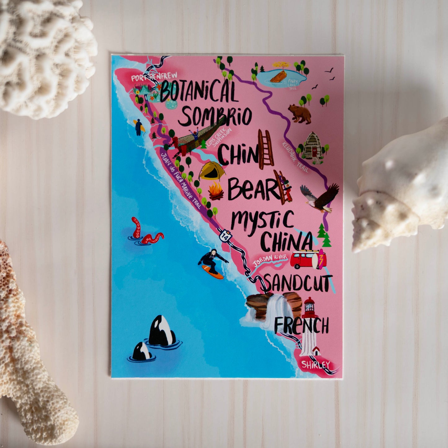 Coastal - Juan de Fuca Sticker