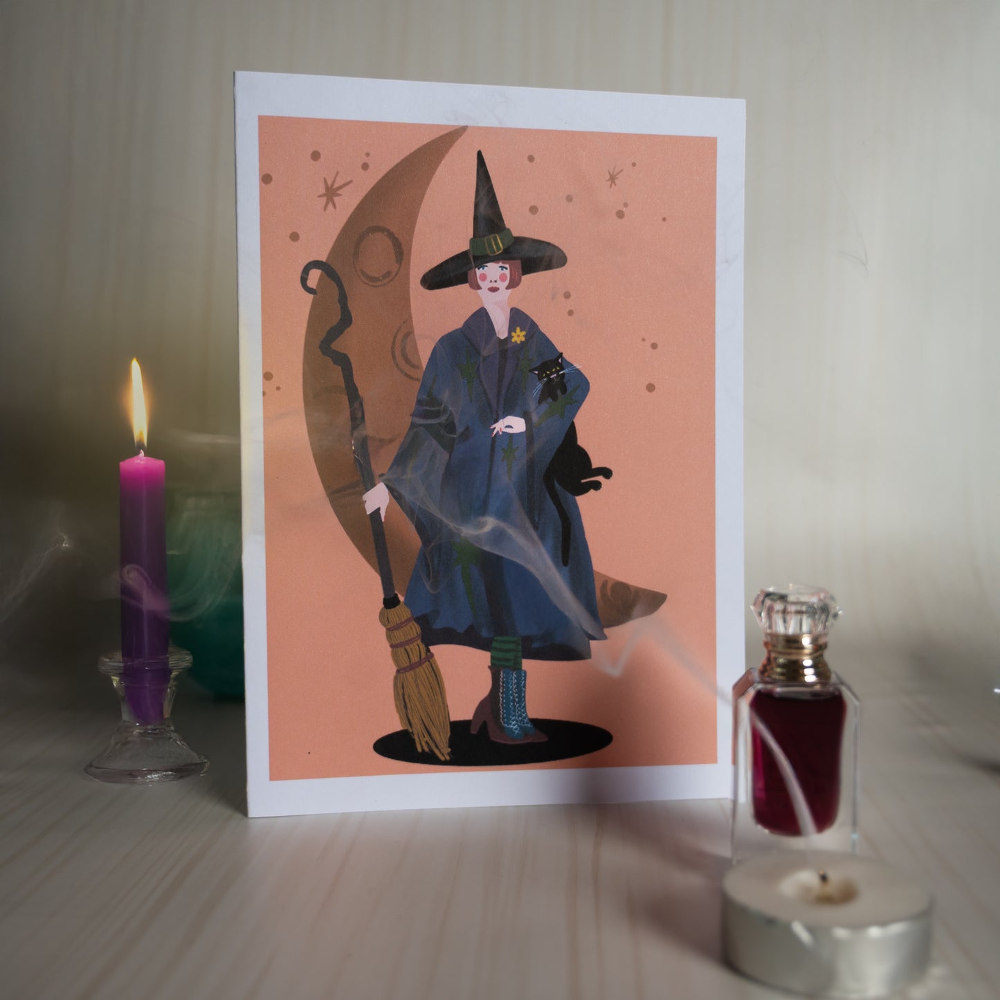 Moody Halloween Card