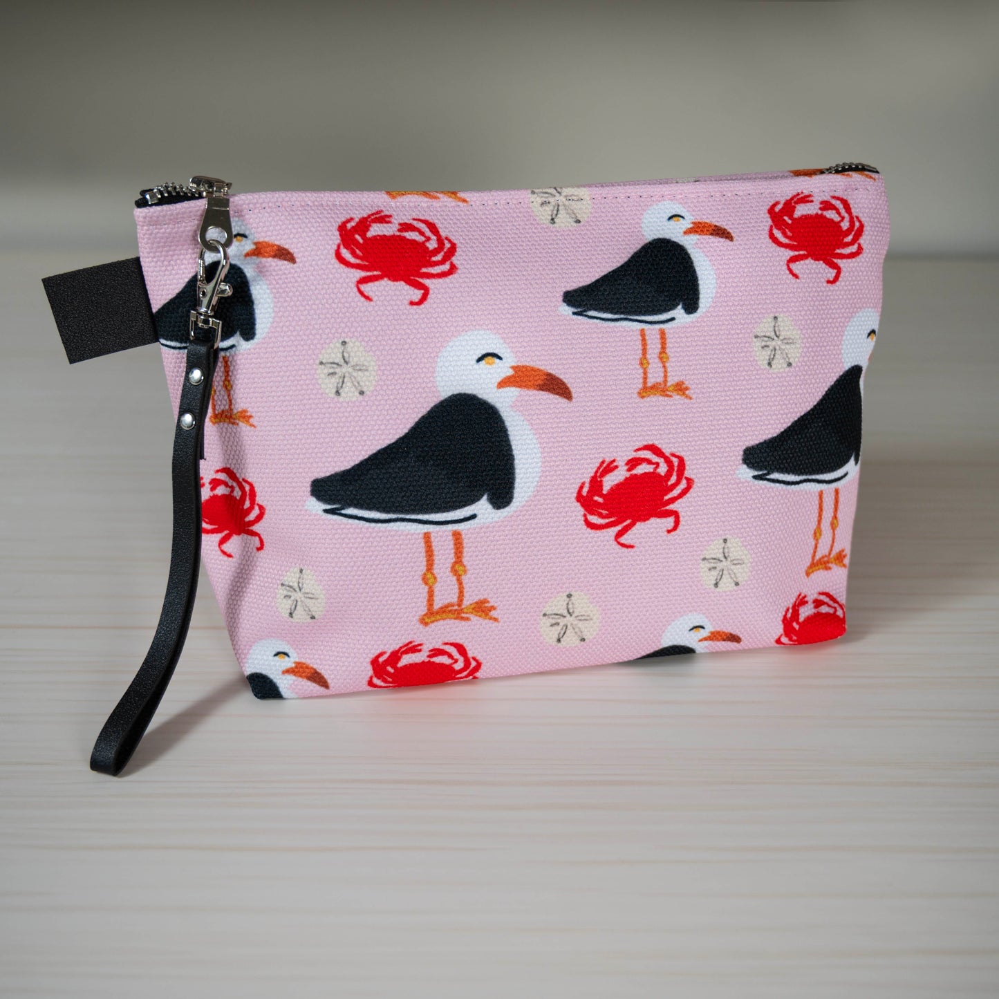 Seagull and Crab Travel Bag/Clutch