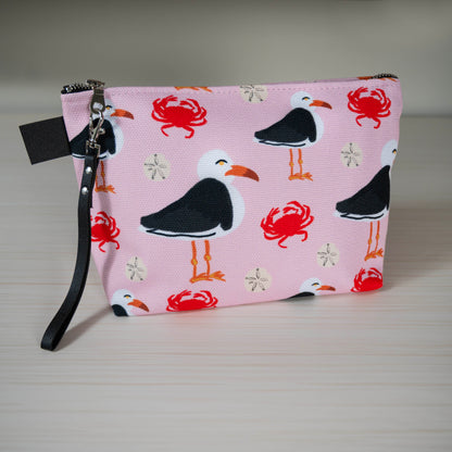 Seagull and Crab Travel Bag/Clutch