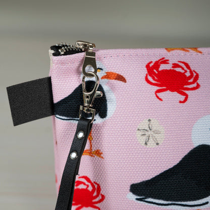 Seagull and Crab Travel Bag/Clutch