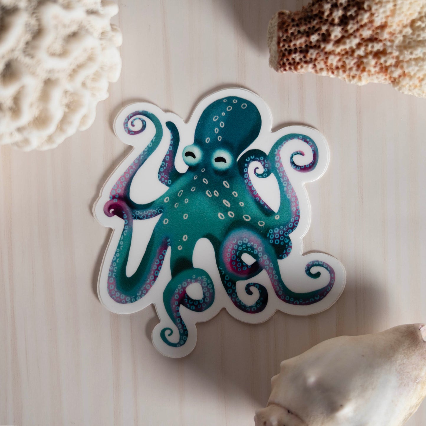 West Coast Octopus Sticker