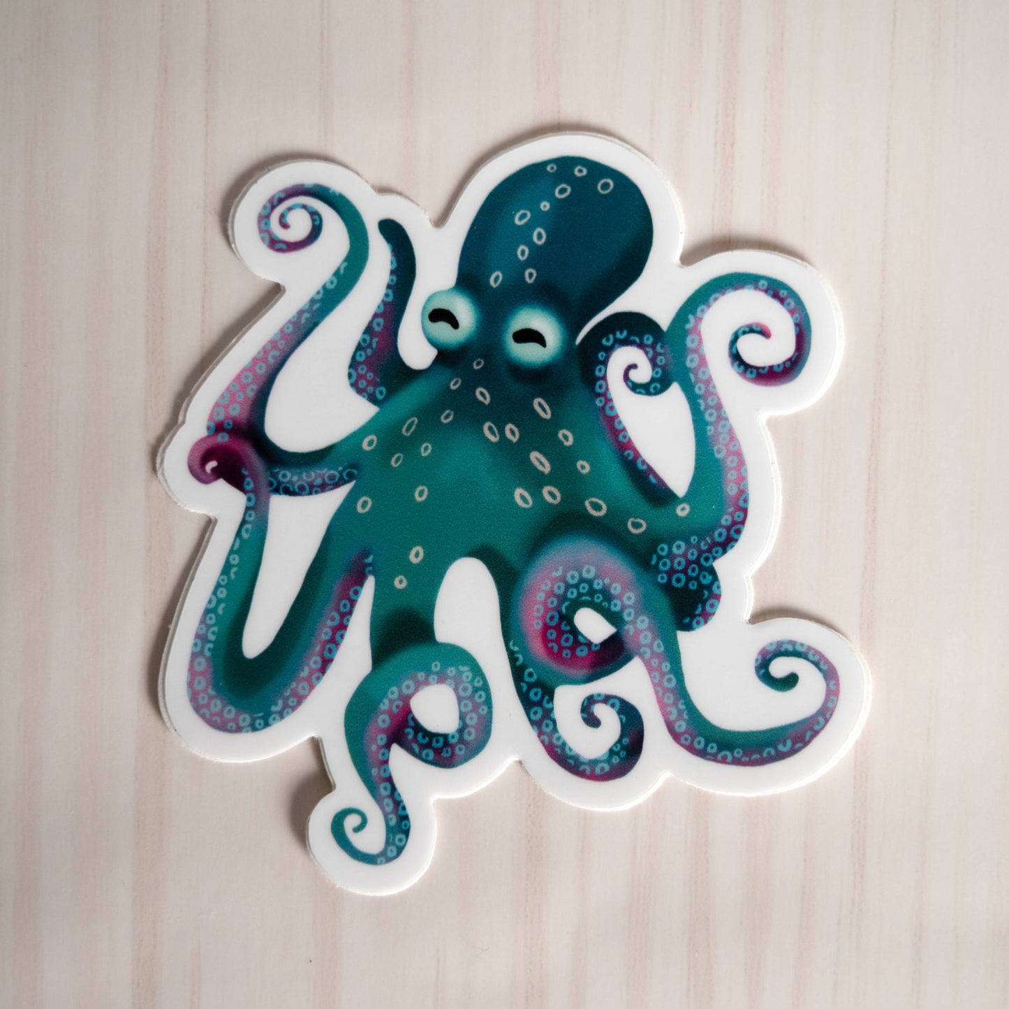 West Coast Octopus Sticker