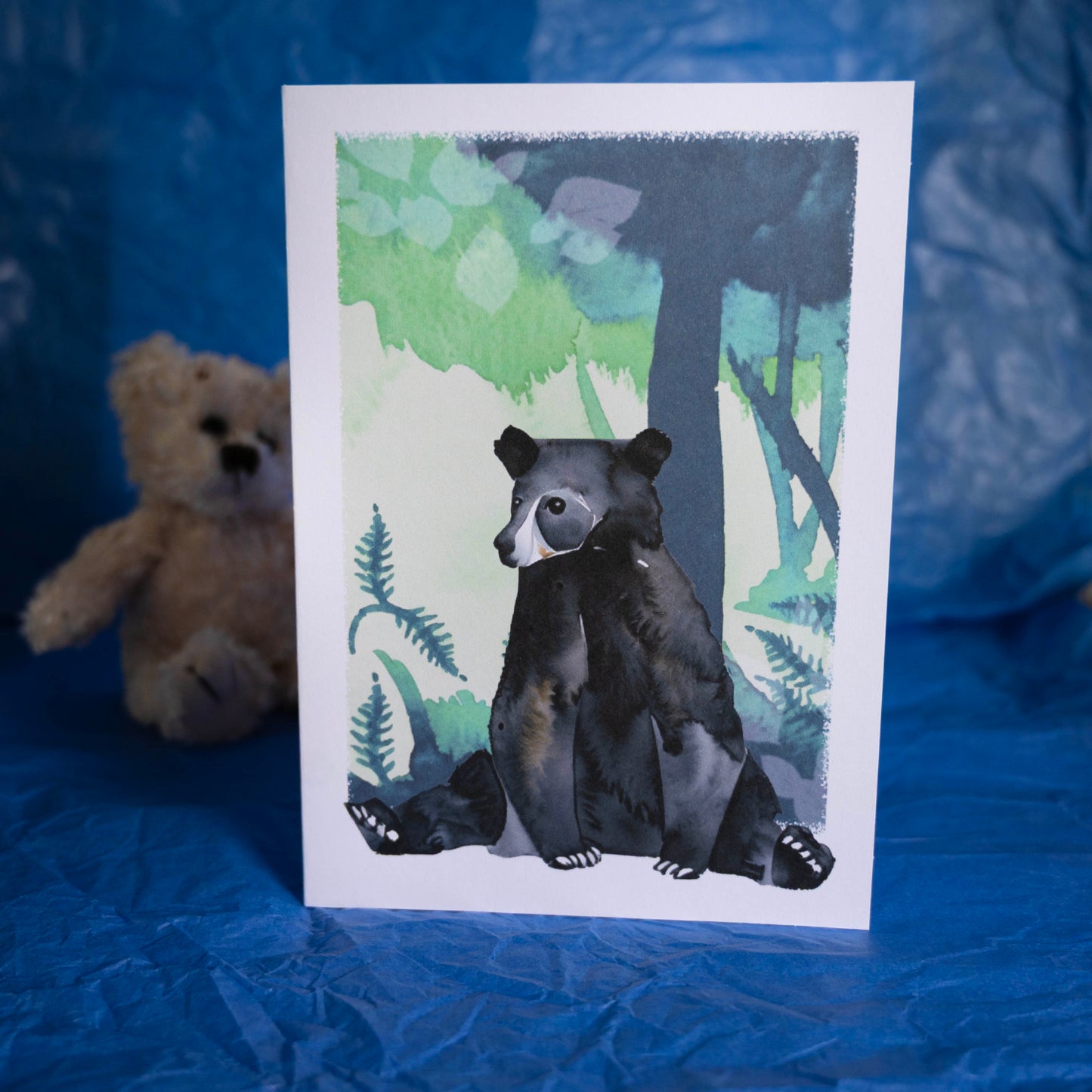 Sitting Bear Card