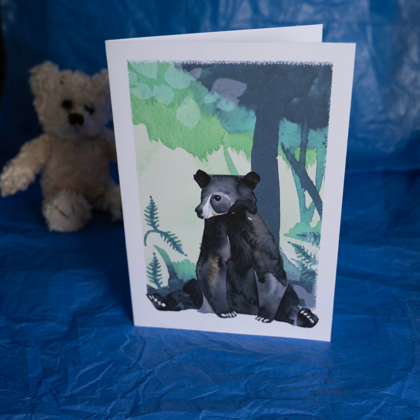 Sitting Bear Card