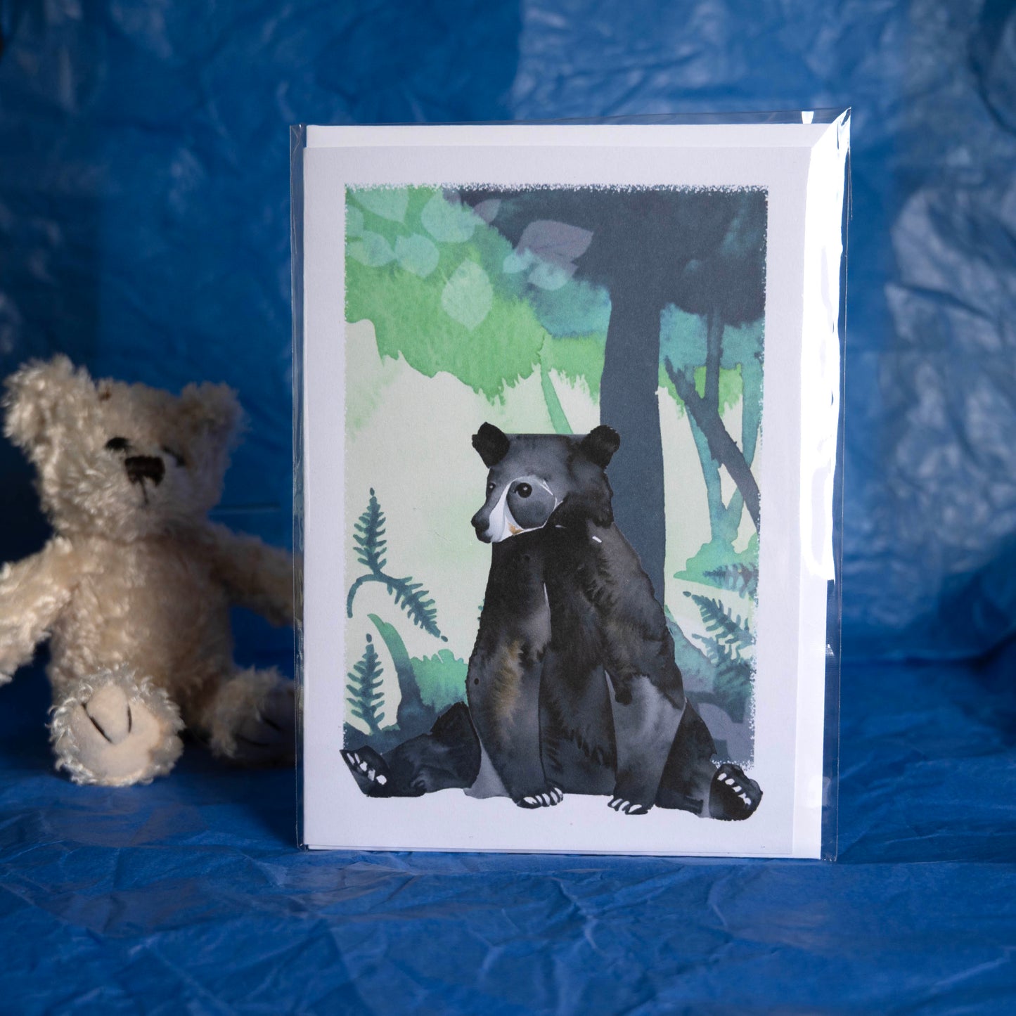 Sitting Bear Card