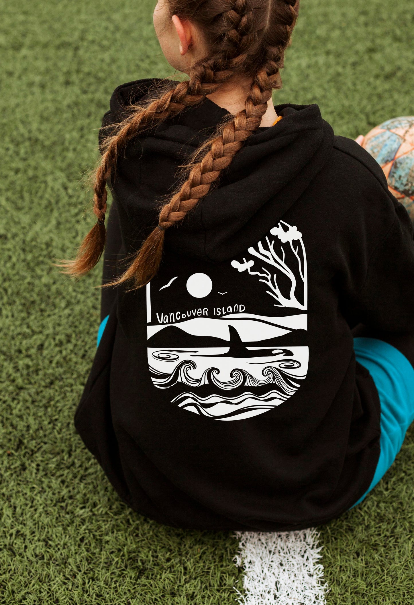 Black Organic Cotton Vancouver Island Hoodie