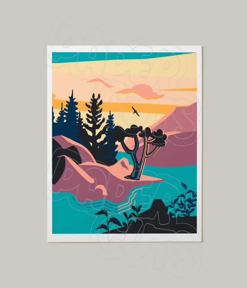 Vancouver Island Shoreline Print