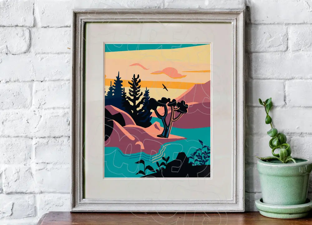 Vancouver Island Shoreline Print