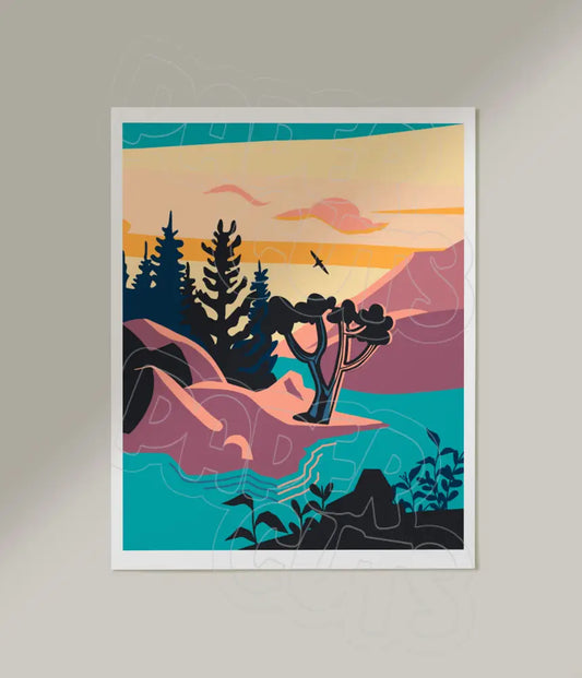 Vancouver Island Shoreline Print