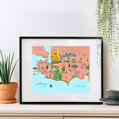 Victoria Map Print