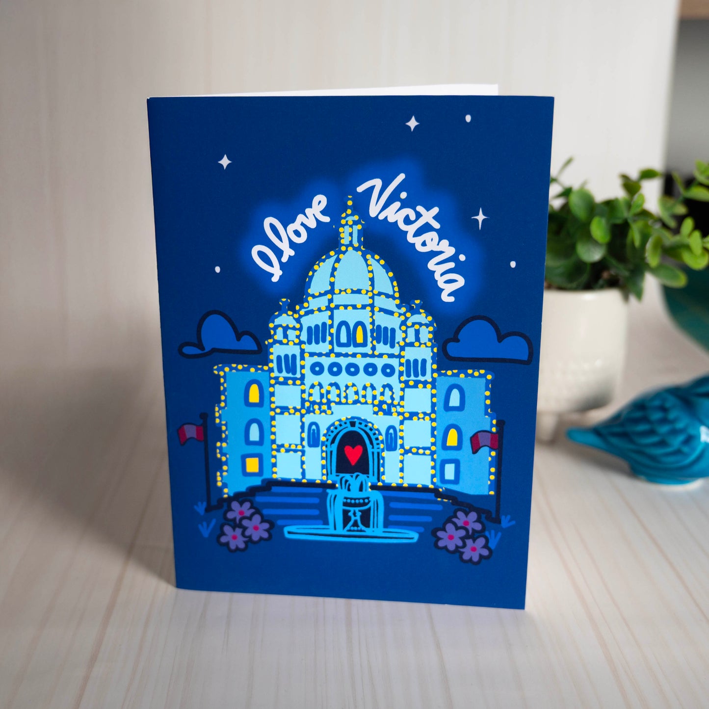I Love Victoria-Greeting Card