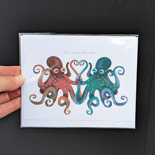 You Octopi My Heart - Card