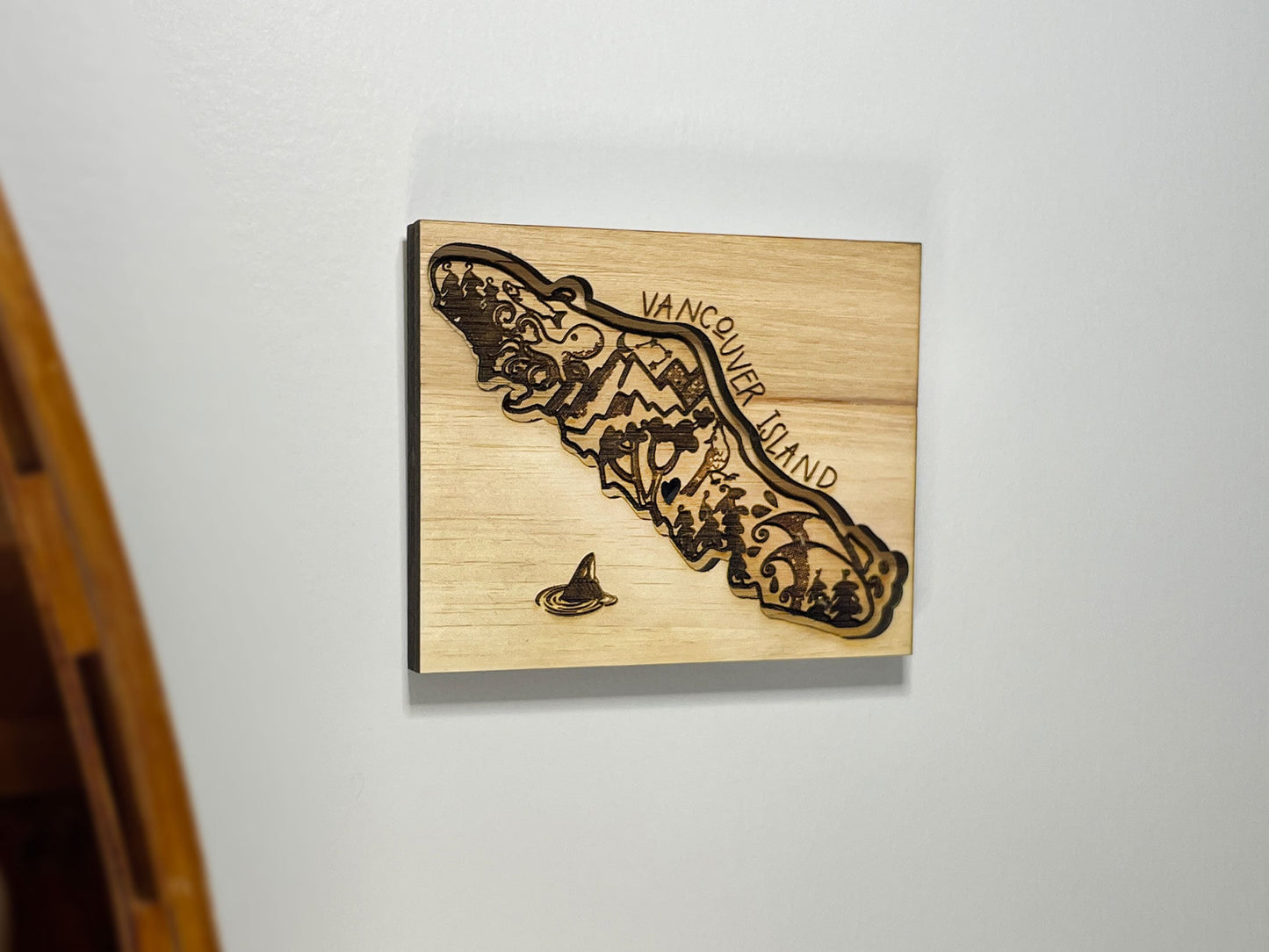 Vancouver Island Wood Wall Art