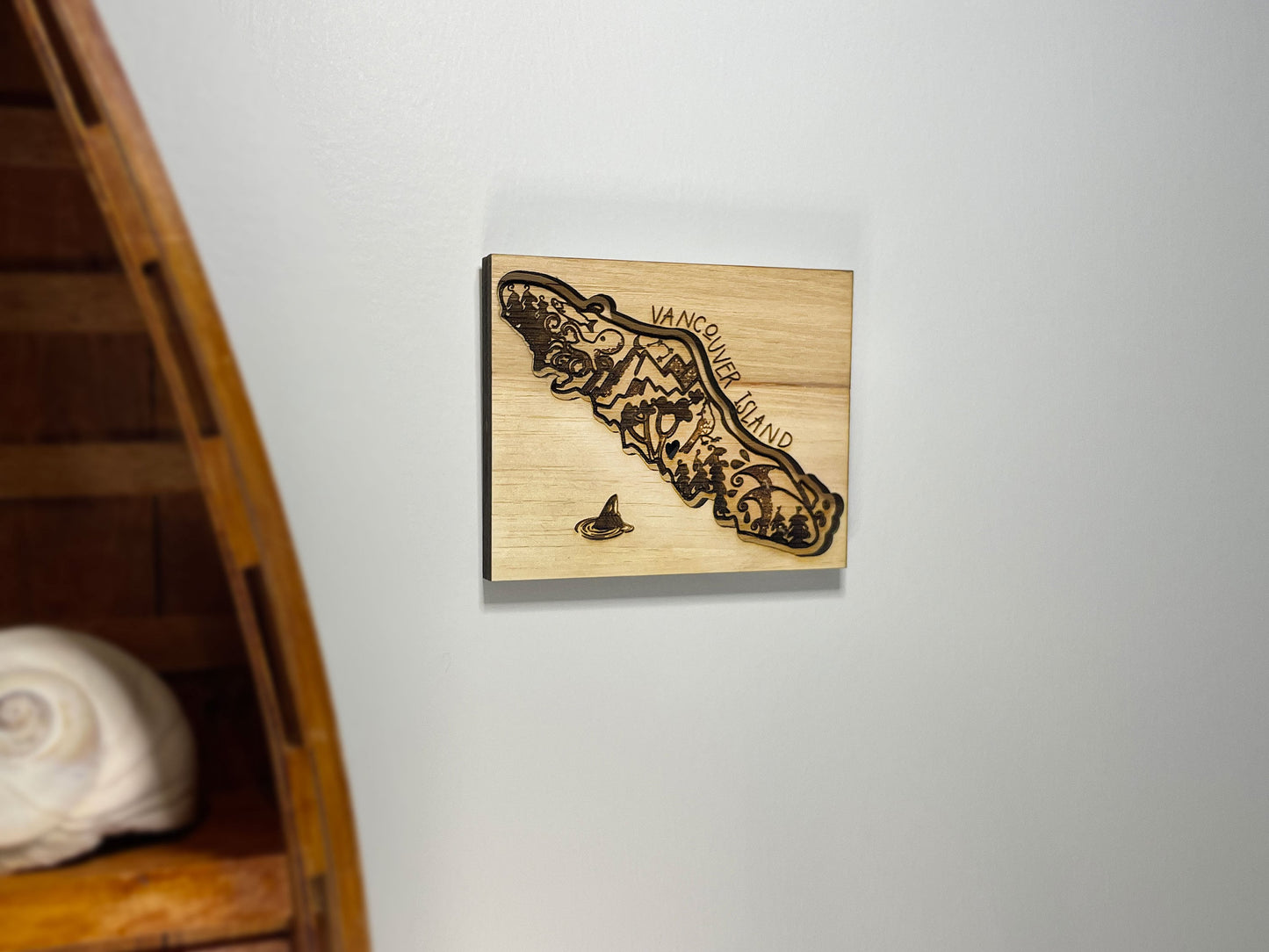 Vancouver Island Wood Wall Art