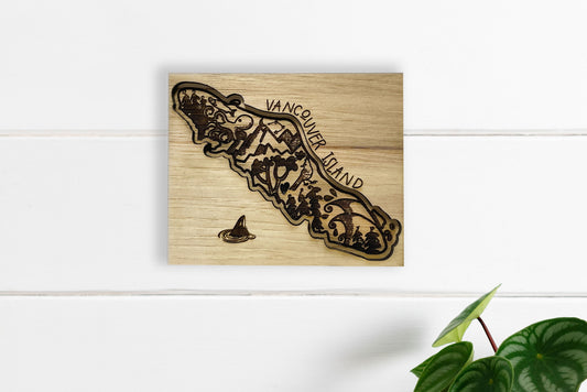 Vancouver Island Wood Wall Art